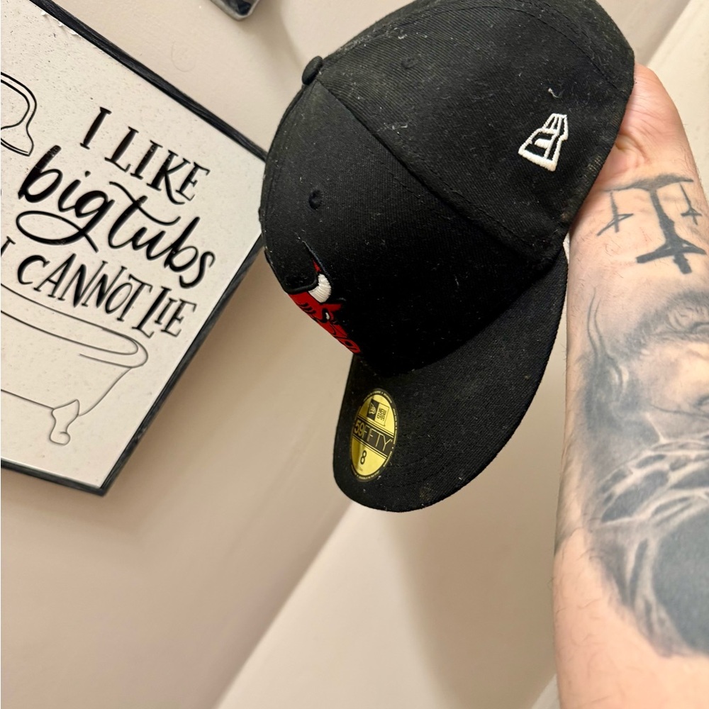 New Era Black Cap (Chicago bull)